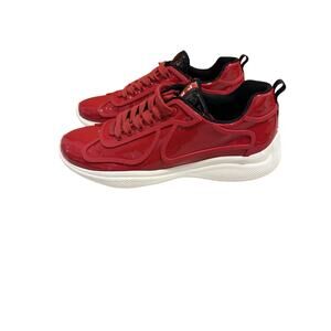 Prada Americas Cup Low Red Patent UK 8